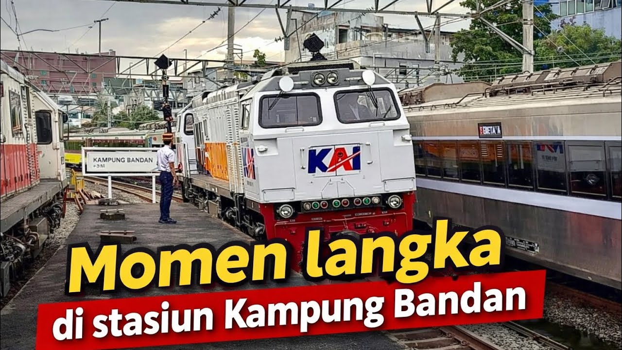 MOMENT BANYAK KA ANTAR KOTA MELINTAS DI STASIUN INI