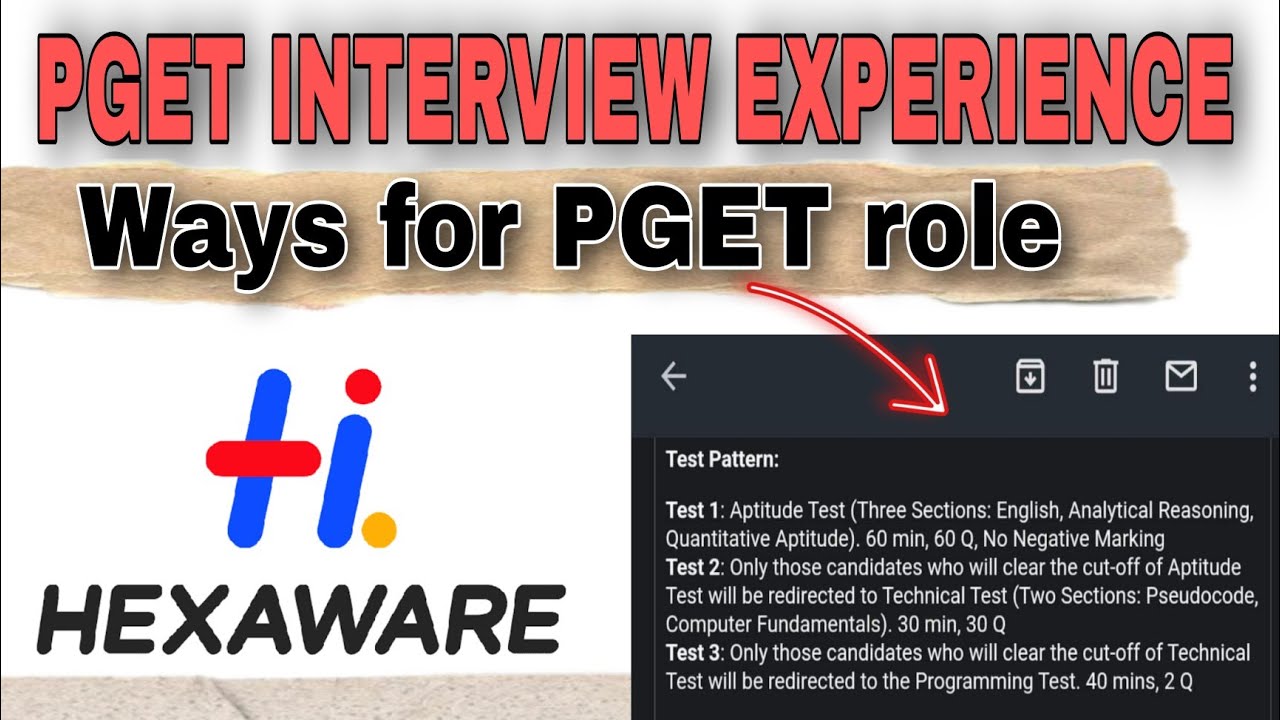 PGET ||Hexaware Technologies ||Interview Experience ||How to go for PGET