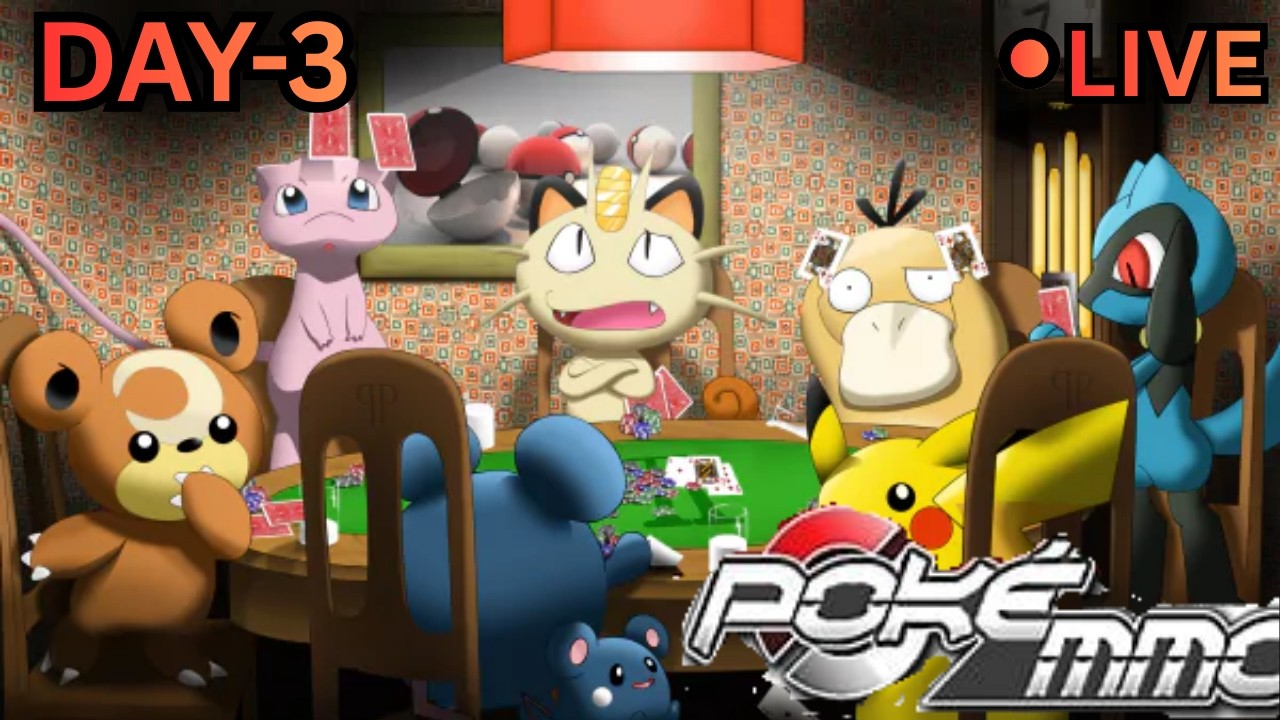 POKEMMO CHILL NIGHT LIVE STREAM DAY 3| PLAYING FOR THE FIRST TIME #pokemmo #pokemongo #pokemongames