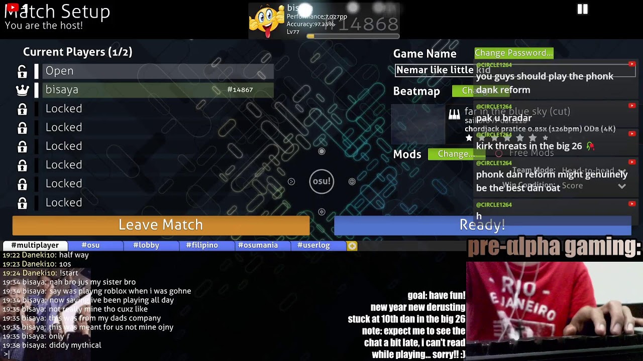 osu!mania stream | ratio & stamina training | pre-alpha dan (ft. Xano)