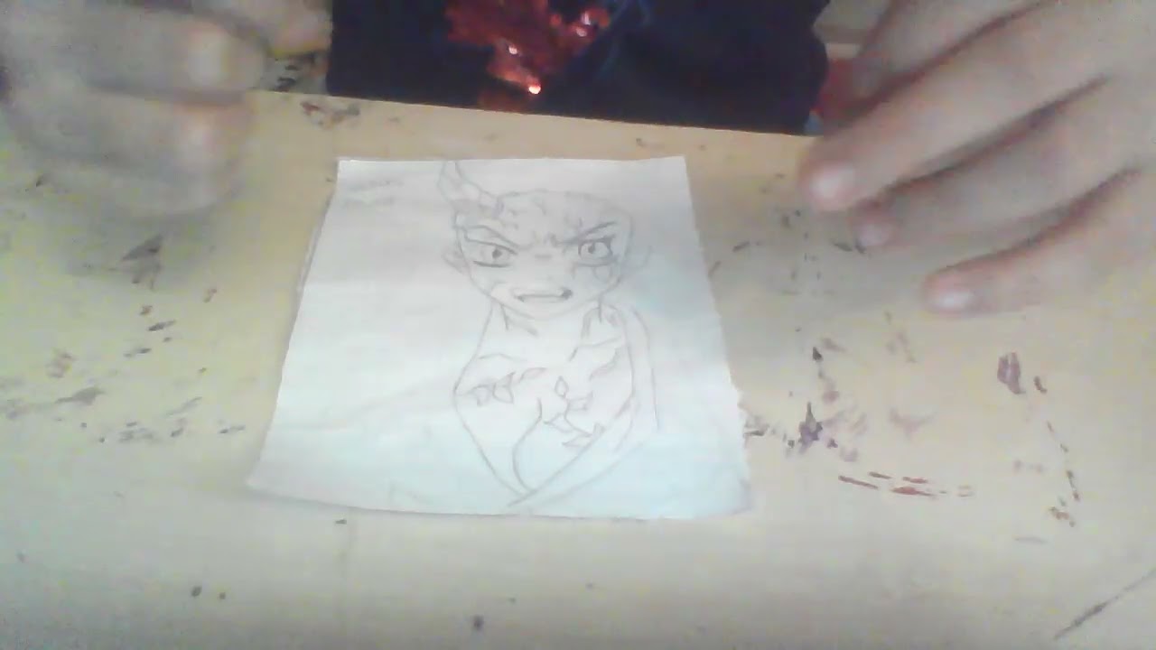 how to draw nezuko