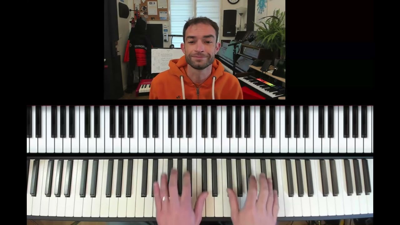 Exercice de coordination et de visualisation au piano