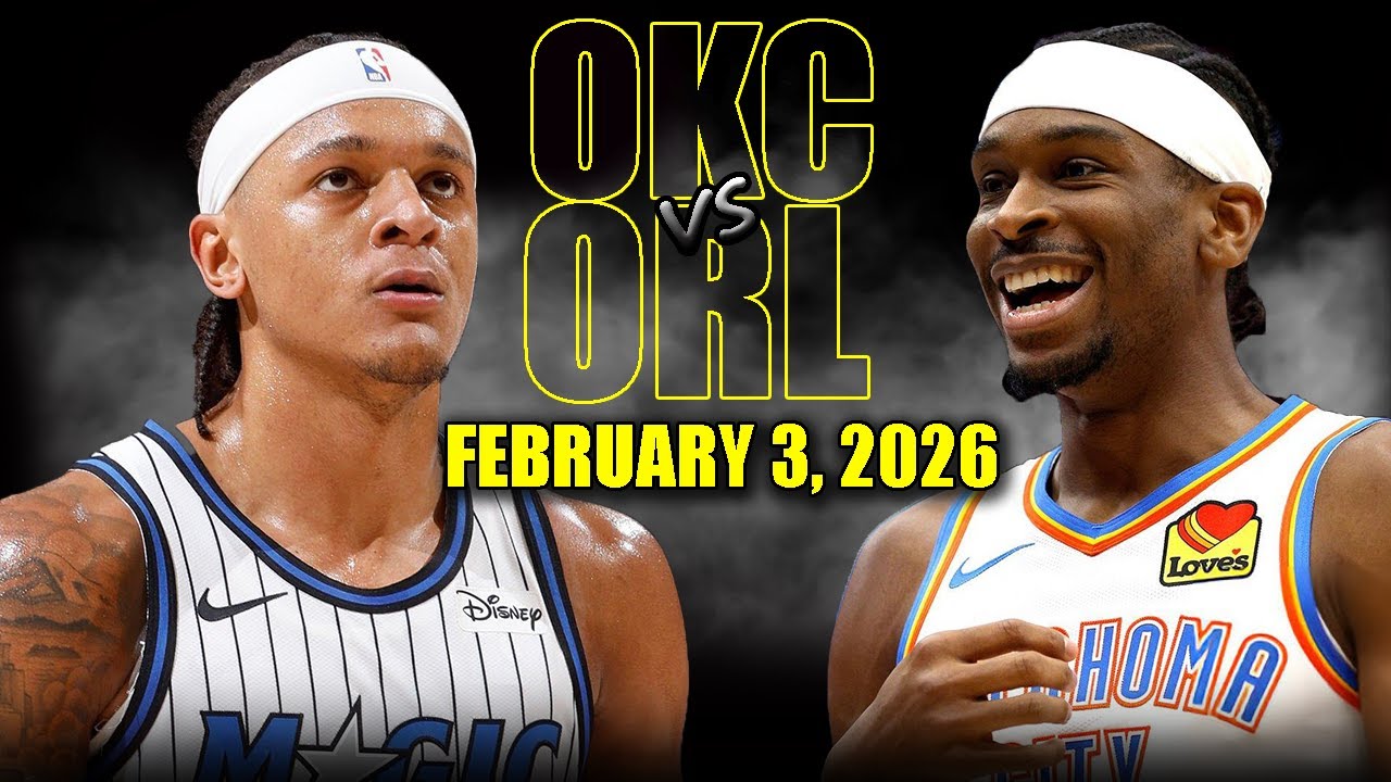 Oklahoma City Thunder vs Orlando Magic Full Game Highlights – February 3, 2026 | NBA Season