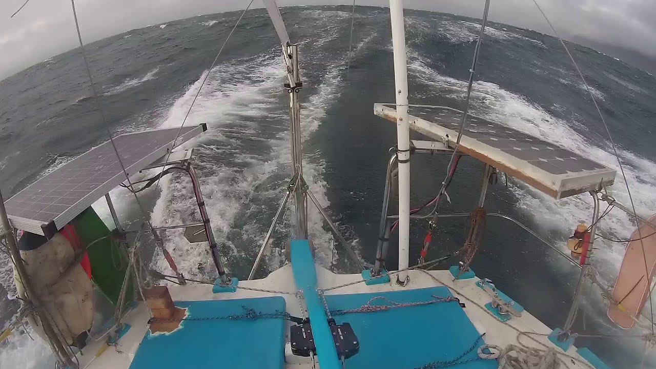 régulateur d allure cap horn modèle  VARUNA , vent arrière , par 30 nds de vent