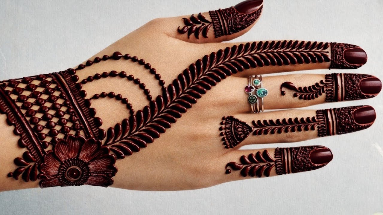 Easy And Simple Mehndi Design|| Mehndi Design For Back Hand|| Mehndi Design|| Mehndi Designs||Mehndi