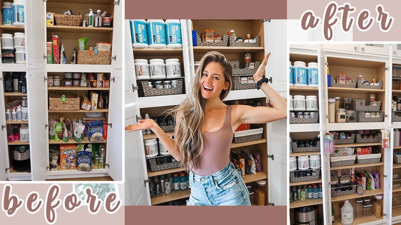 *timelapse* PANTRY RE-ORGANIZATION | THE CONTAINER STORE HAUL