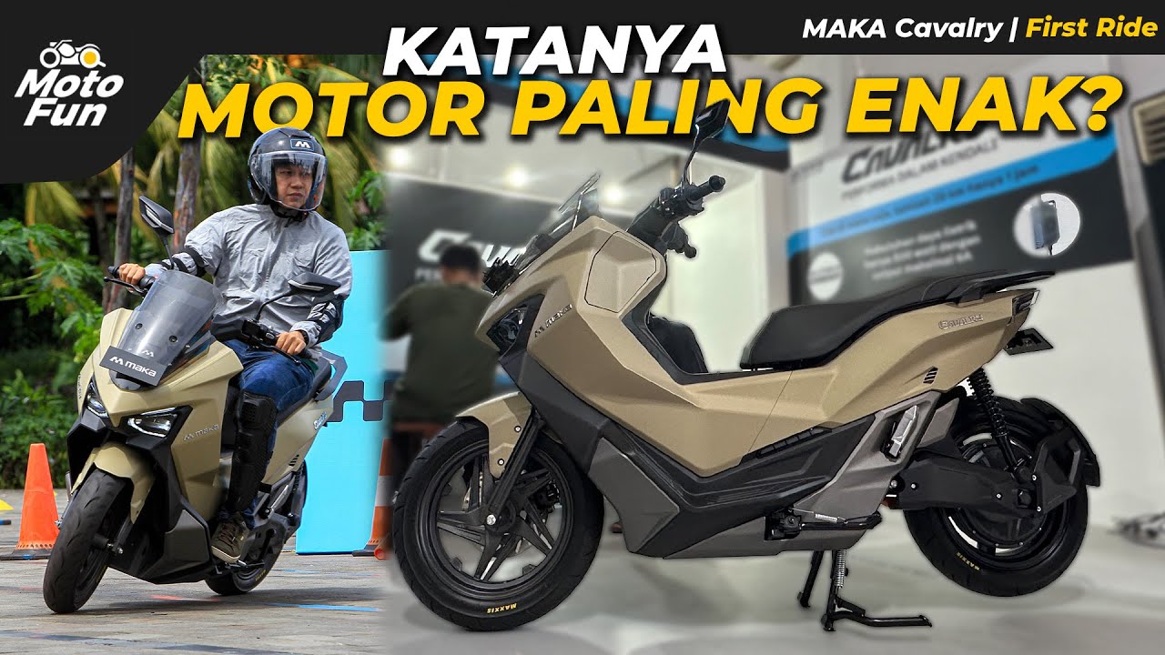 MAKA CAVALRY, MOTOR LISTRIK LOKAL YANG BISA JALAN 160 KM DENGAN SEKALI NGECAS!!! | MotoFun Indonesia