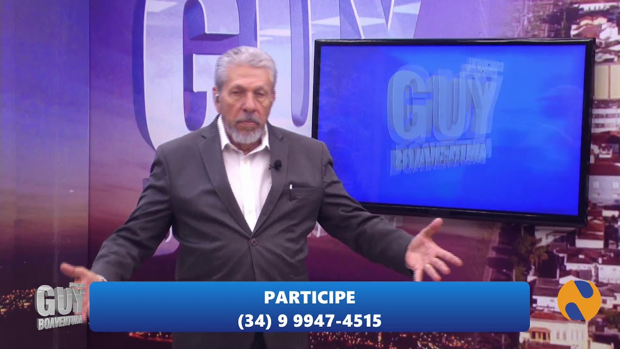 ASSISTA AO VIVO: 30 MINUTOS E PROGRAMA GUY BOAVENTURA