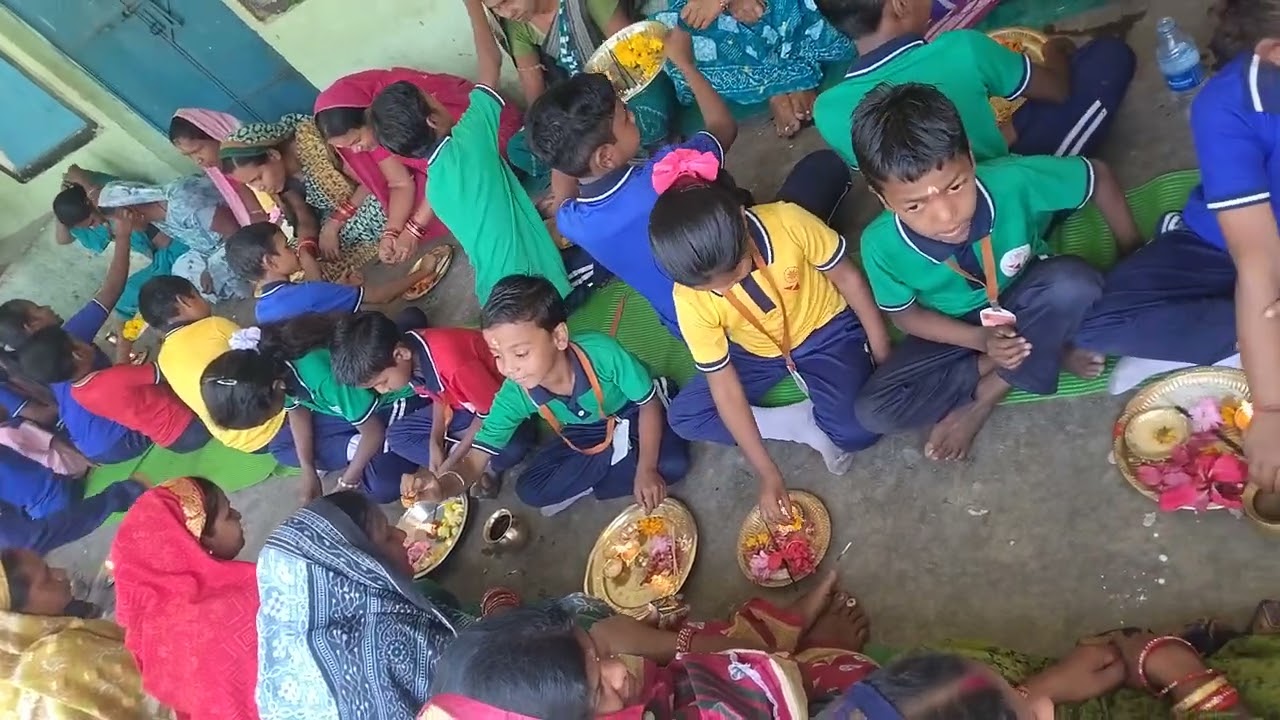 PITRUMATRU PUJAN instead of Valentine's day 2025-26 at our Govt ups Haldibahal 