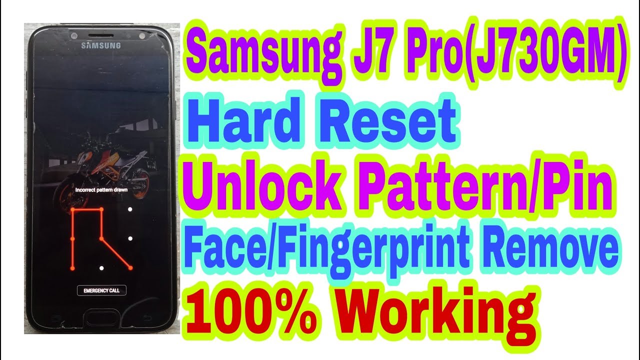 Samsung J7 Pro(J730GM)Hard Reset || Unlock Pattern/Pin/Face/Fingerprint 100% Working By Tech Babul