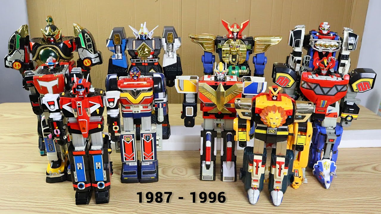 スーパー戦隊ロボ全集、1975- 2025 ゴレンジャーからゴジュウジャーまでパート2 Al Super Sentai Mecha Goranger to Gozyuger Part 2