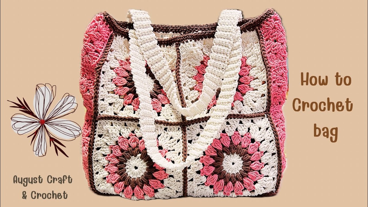 Crochet bag: crochet bag That can be used every day without getting bored. Hope you like it.
