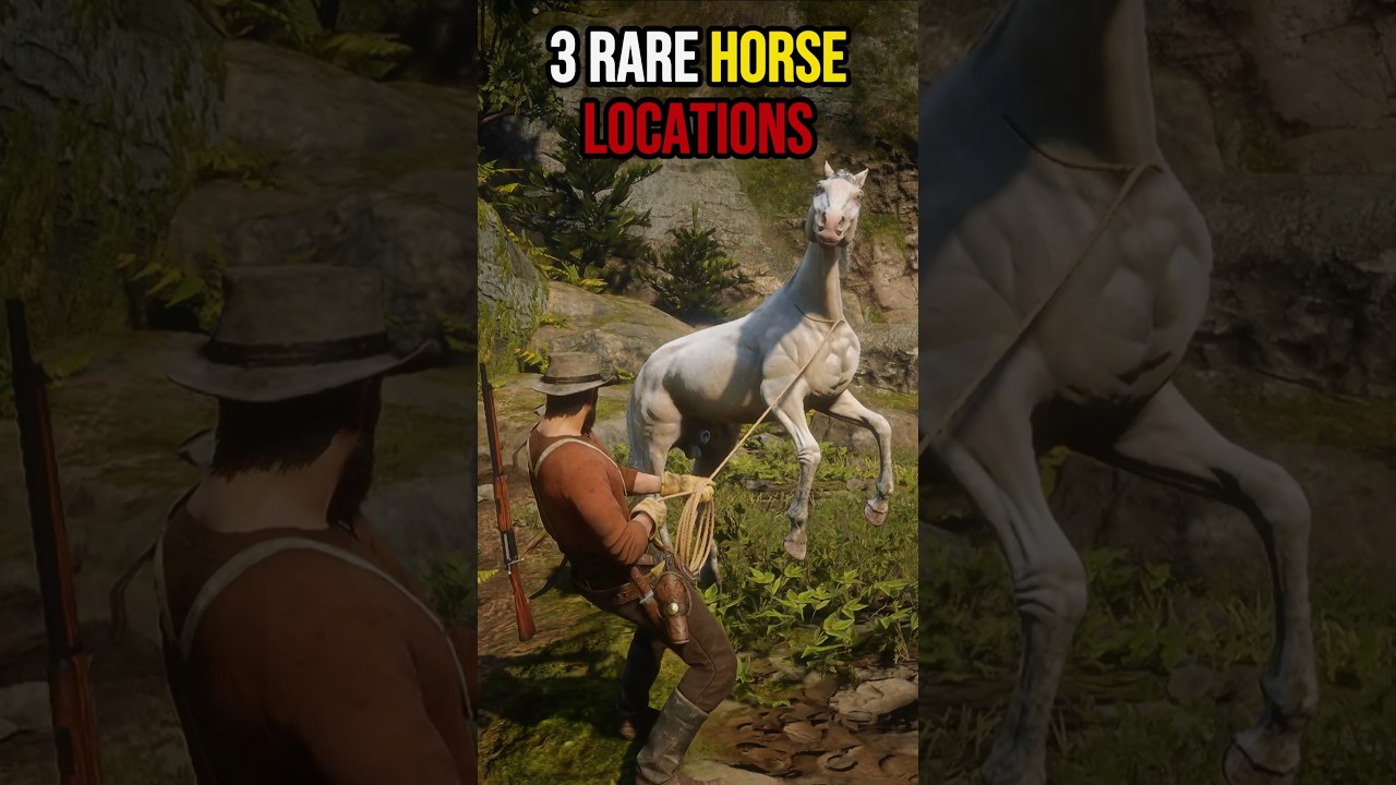 3 редких места обитания лошадей в Red Dead Redemption 2