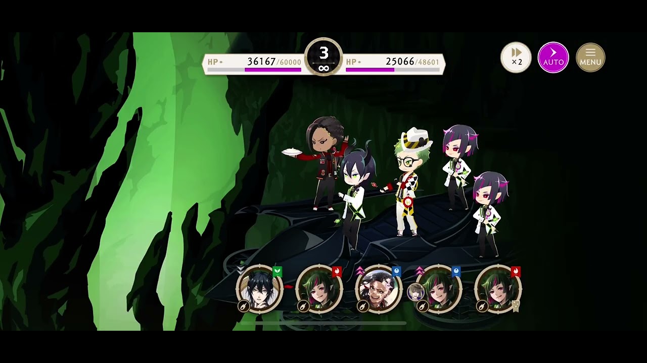 The big boss battle with Ortho and IDIA. BGM is lovely!! ツイステ #ディズニー