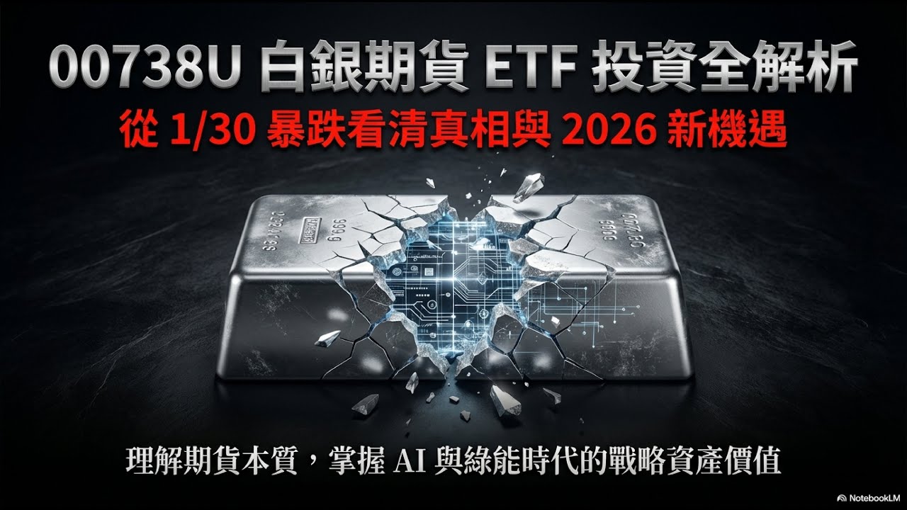白銀破百後的存亡博弈：2026 價值重估開始！00738U 操作策略全解析，現在是撿便宜還是接刀？