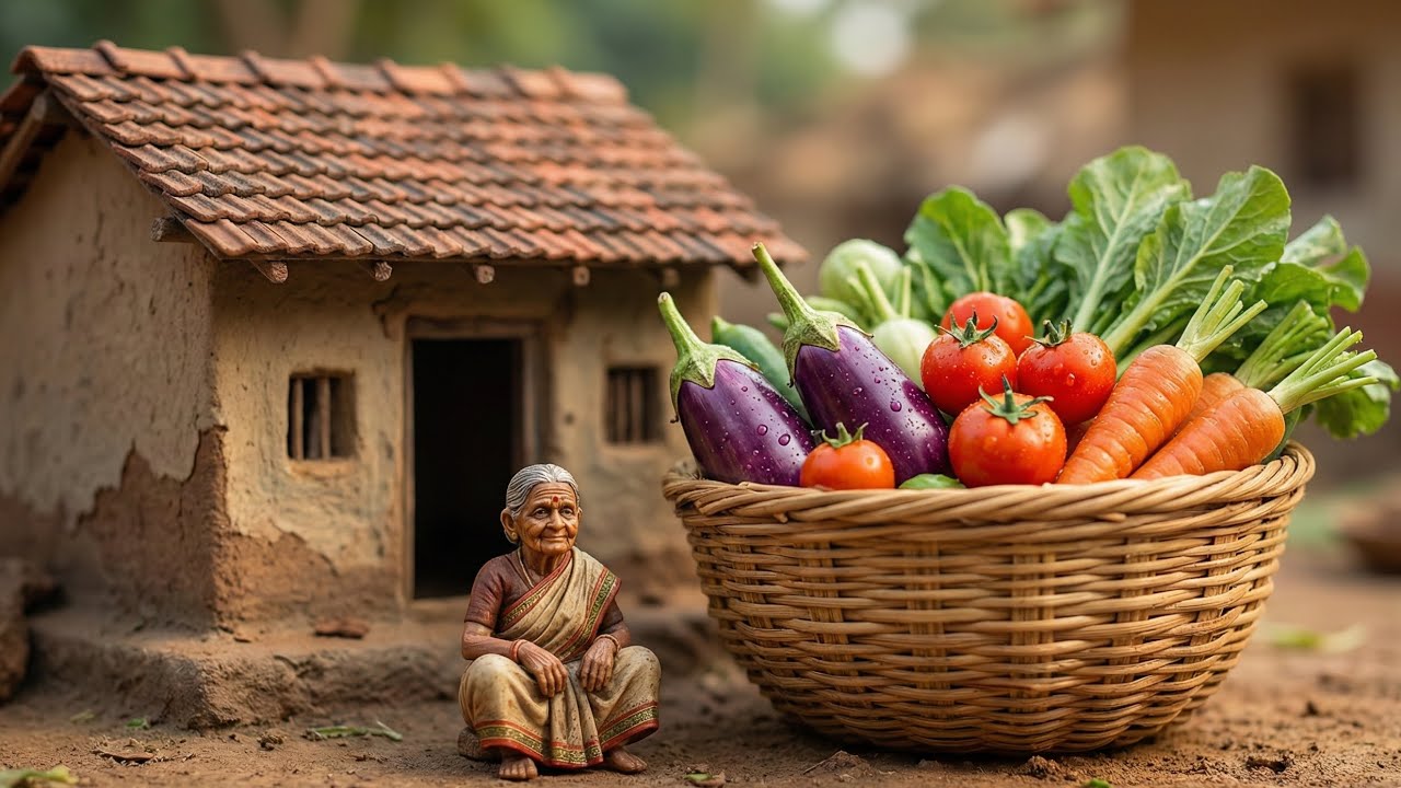 Miniature Sabjiwali Ki Kahani 🥕 | Tiny Woman, Giant Struggle | Emotional Village Story