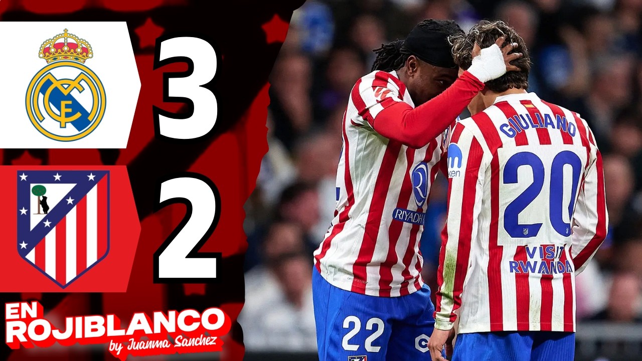 DERROTA EN LA VERGONZOSA BROMA DEL BERNABEU... R MADRID 3-2 ATLETI