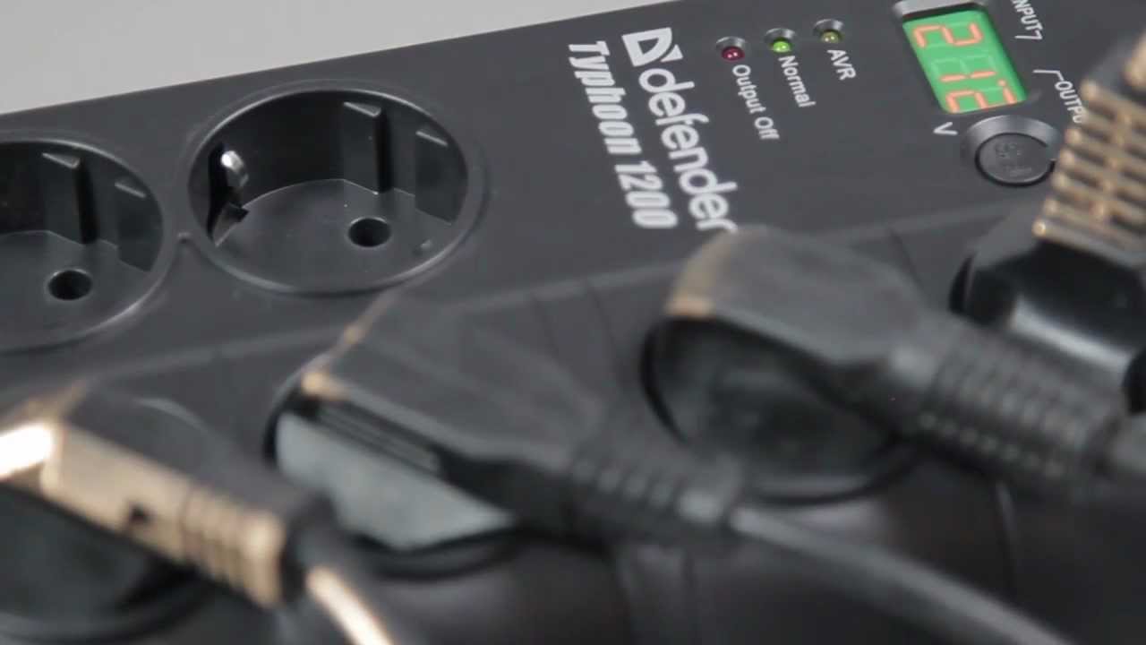 Стабилизаторы напряжения Defender AVR Typhoon 800 / 1200