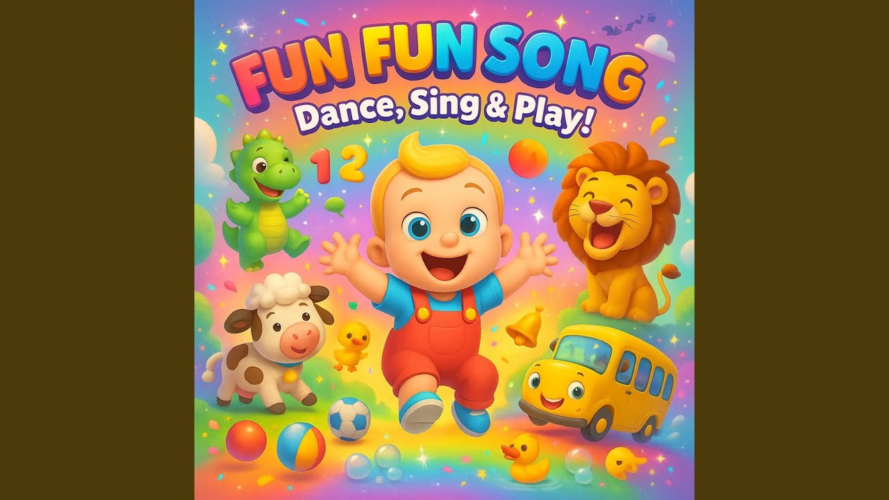 Fun Fun Song (Dance, Sing with Animals, Colors & Numbers)