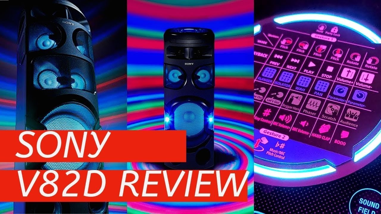 Sony MHC - V82D REVIEW en Español. Una fiesta en tu casa!
