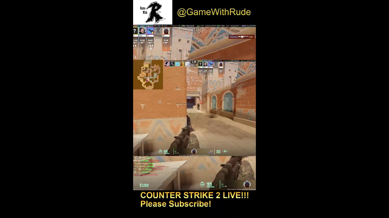 GWR Counter strike 2 LIVE!!!