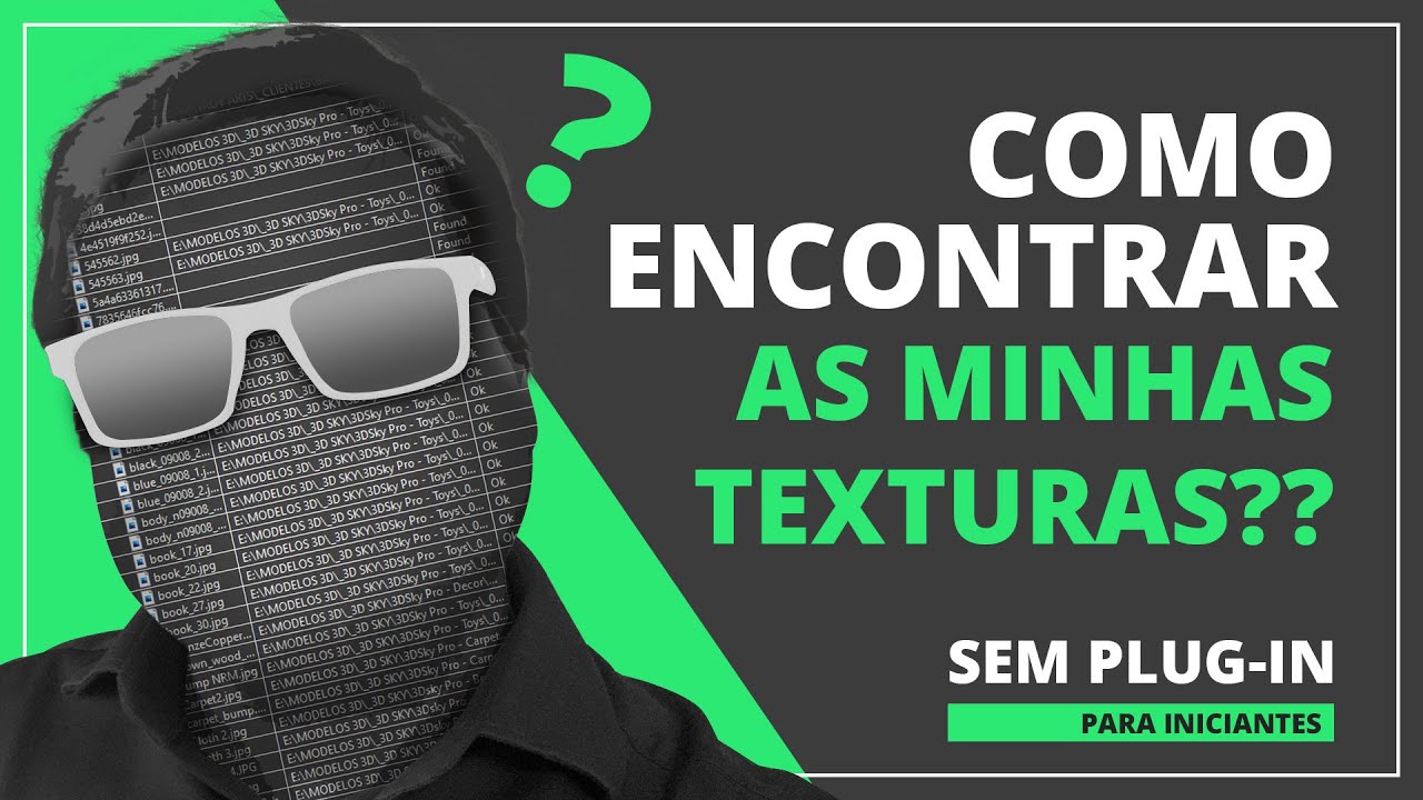 Como Encontrar As minhas Texturas??? - SEM PLUG-IN
