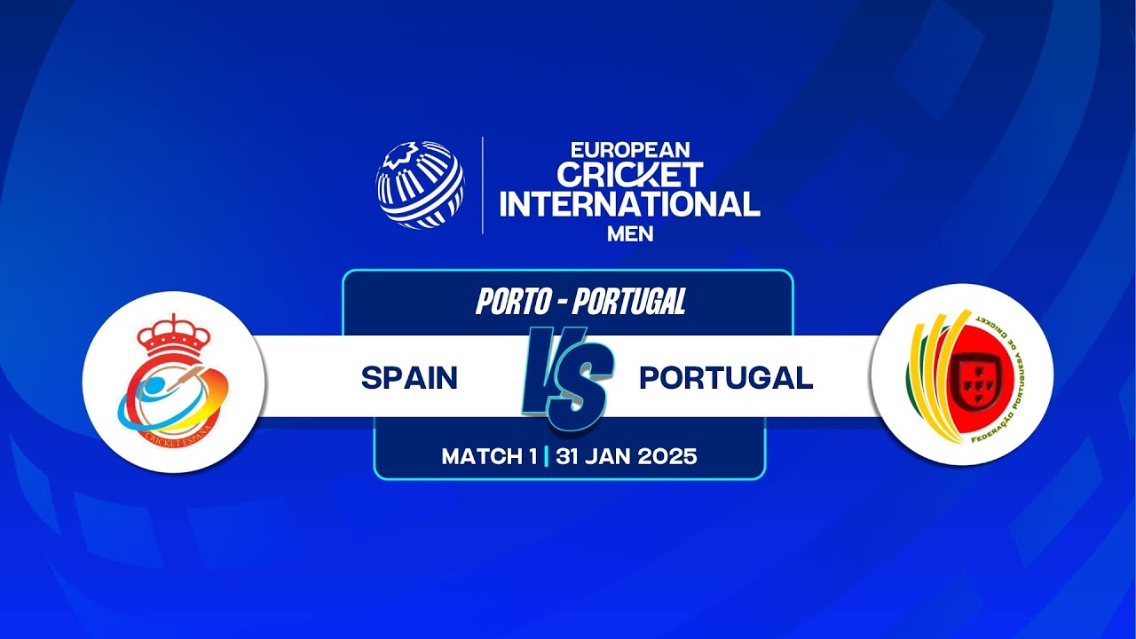 Match 1 - POR vs ESP | Highlights | ECI Portugal-Spain, 2025 | 31 Jan 2025 | ECI25.001