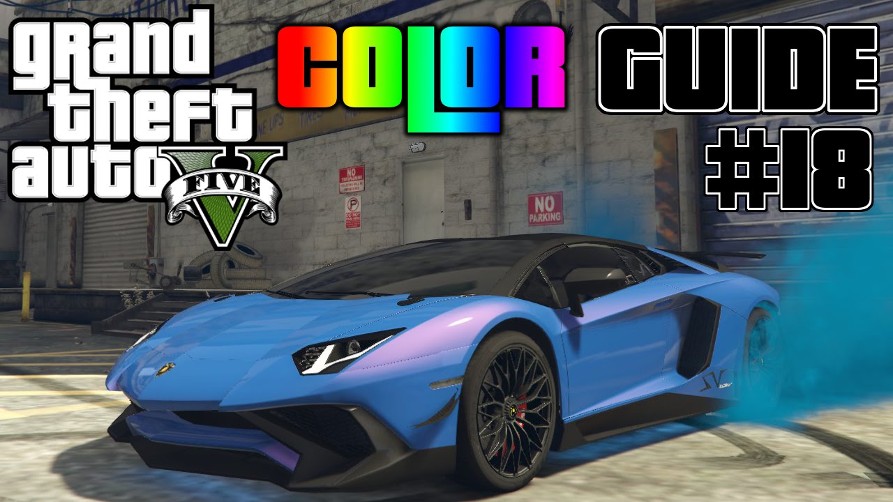 GTA V - Ultimate Color Guide #18 | 5 Awesome Color Combinations