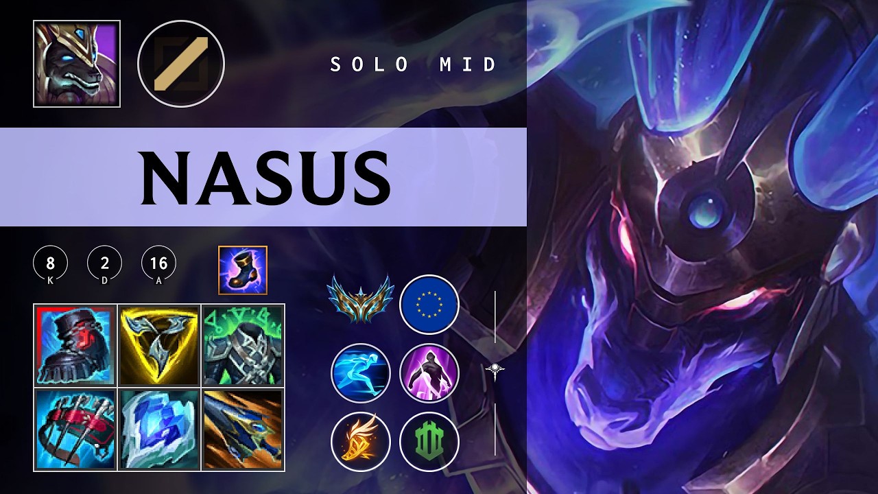Nasus Mid vs Katarina - EUW Challenger Patch 26.04
