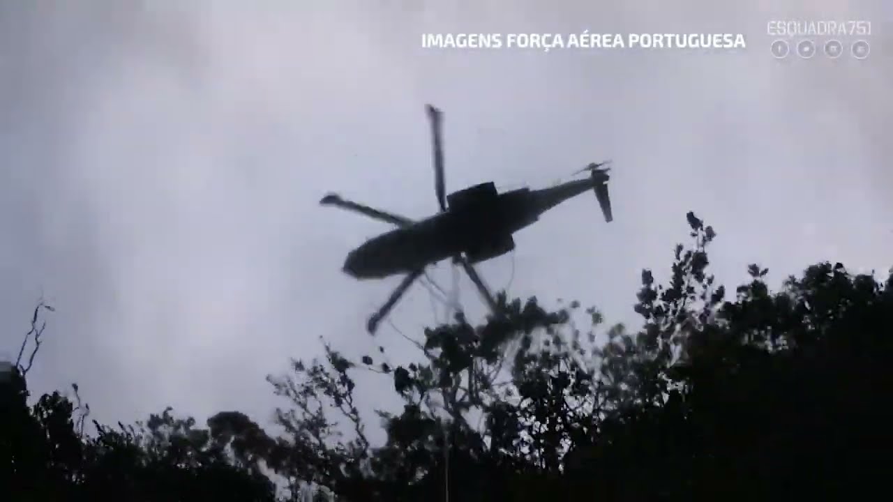 Helicóptero da Força Aérea resgata homem nos Açores