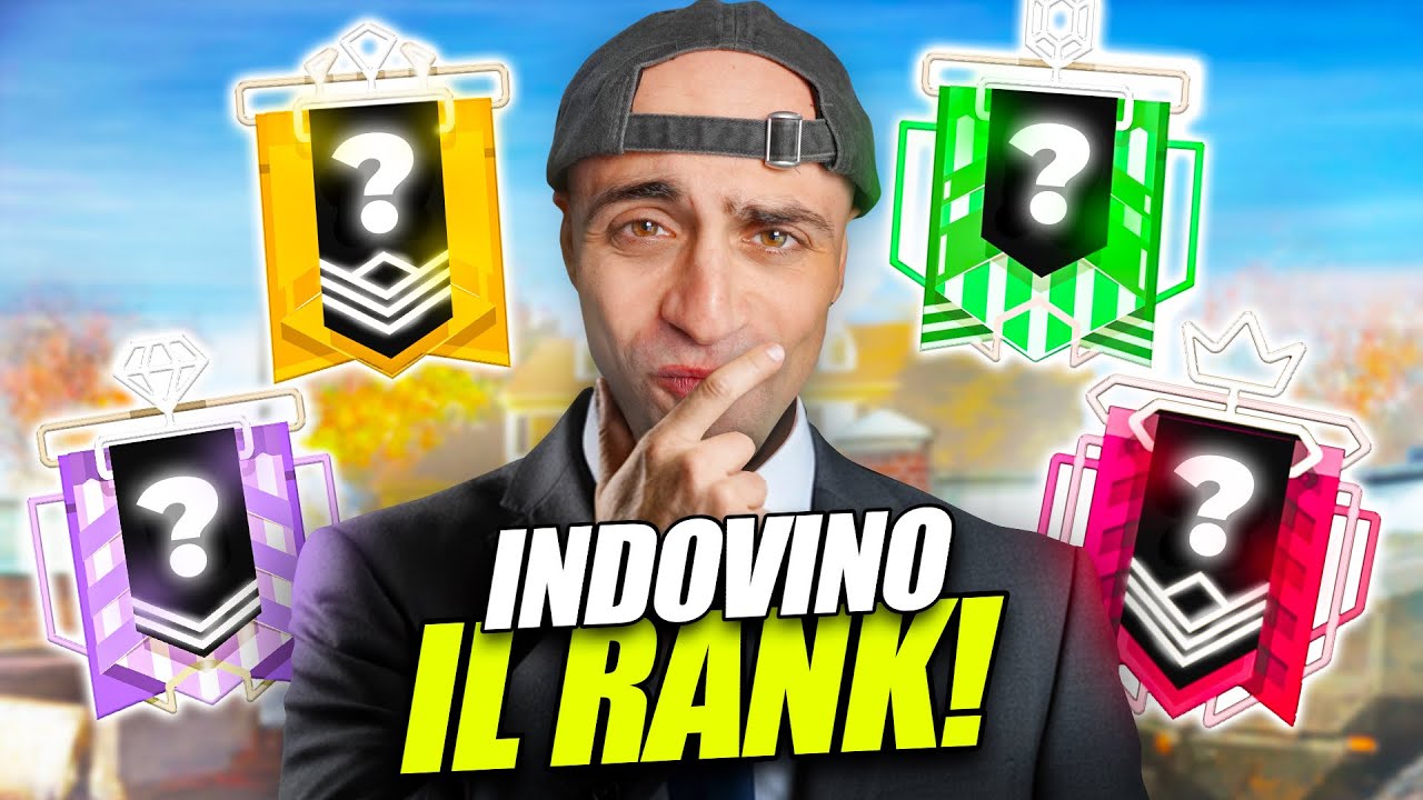 🥲CON PENITENZA | INDOVINA IL GRADO DI R6 da UNA CLIP! | GUESS THE RANK