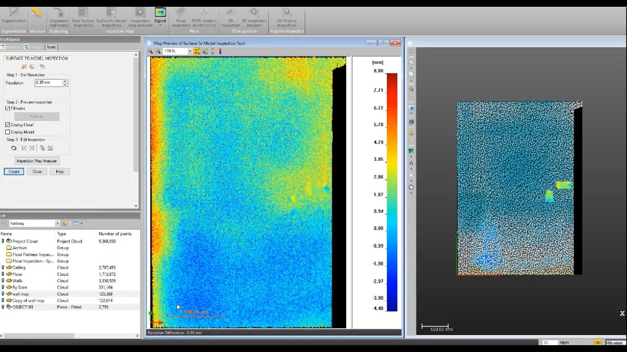 Trimble RealWorks Inspection Tools