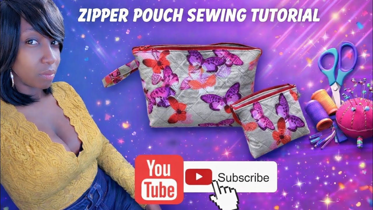 Sewing vlog: Zipper Bag Tutorial Part 2