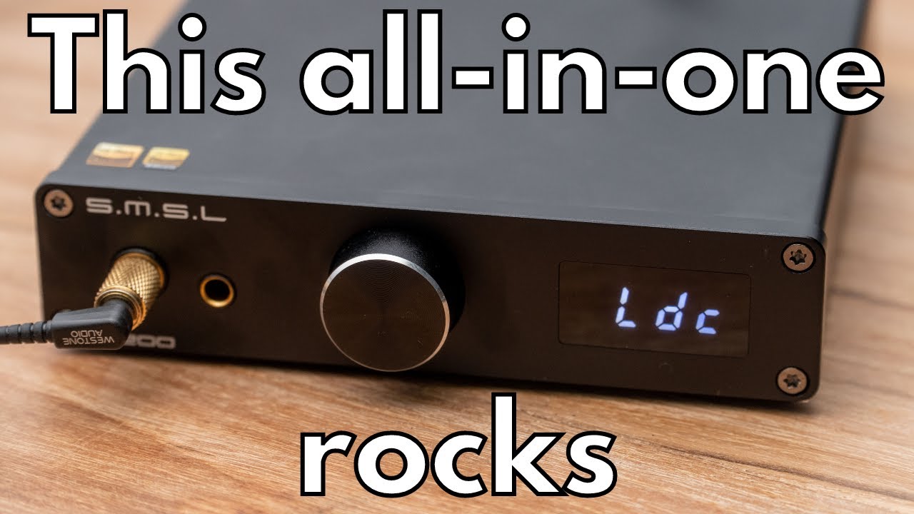 SMSL C200 DAC and headphone amp Review