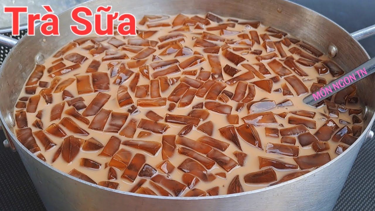 TRÀ SỮA TRÂN CHÂU TRẮNG - mẹo nhỏ để giúp thạch nổi không bị chìm