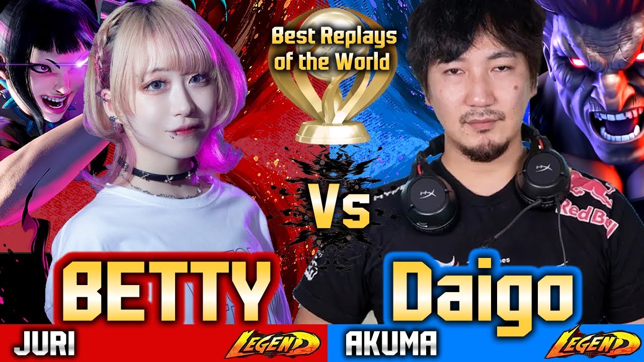 🔥 SF6 (BETTY vs Daigo Umehara) Akuma vs Juri ▰ Street Fighter 6 High Level Gameplay