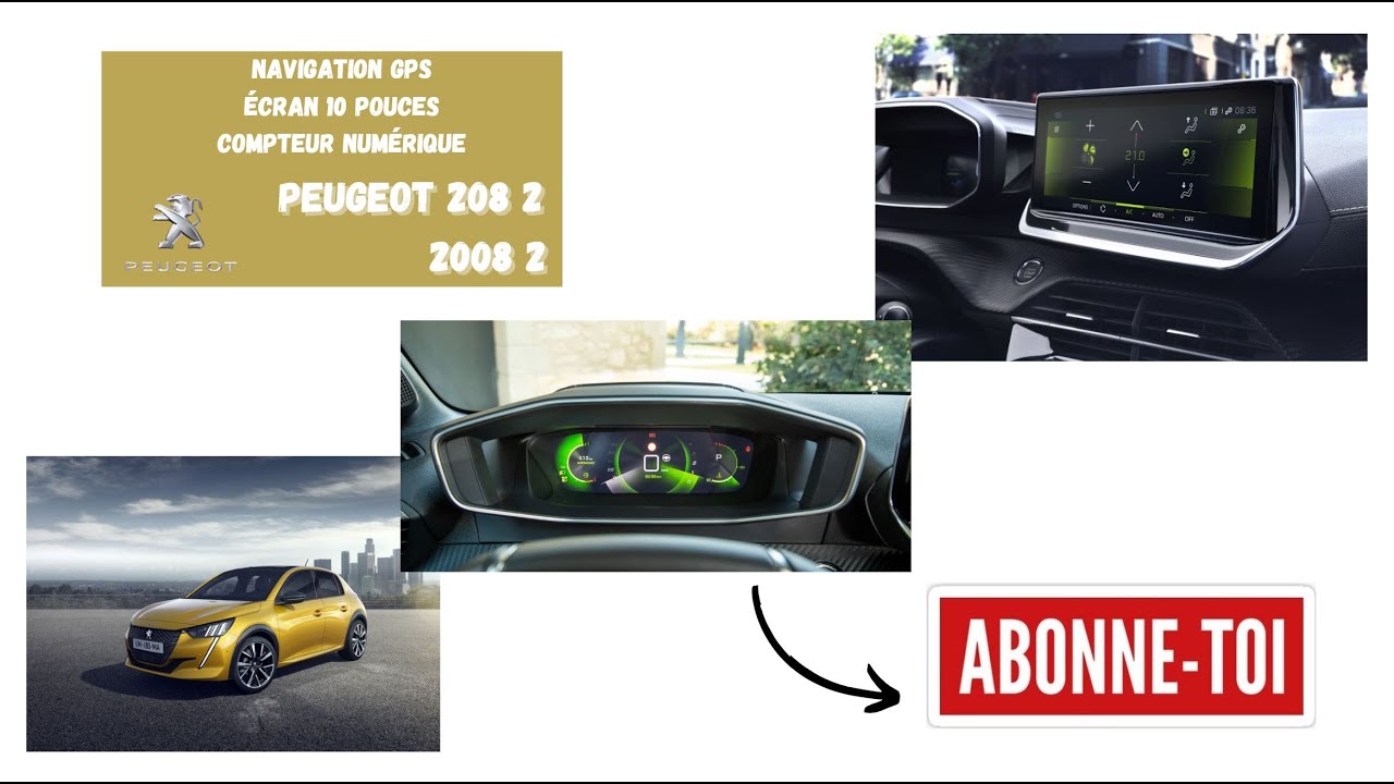 Compteur numérique, Navigation GPS -  Peugeot 208 / 2008 2