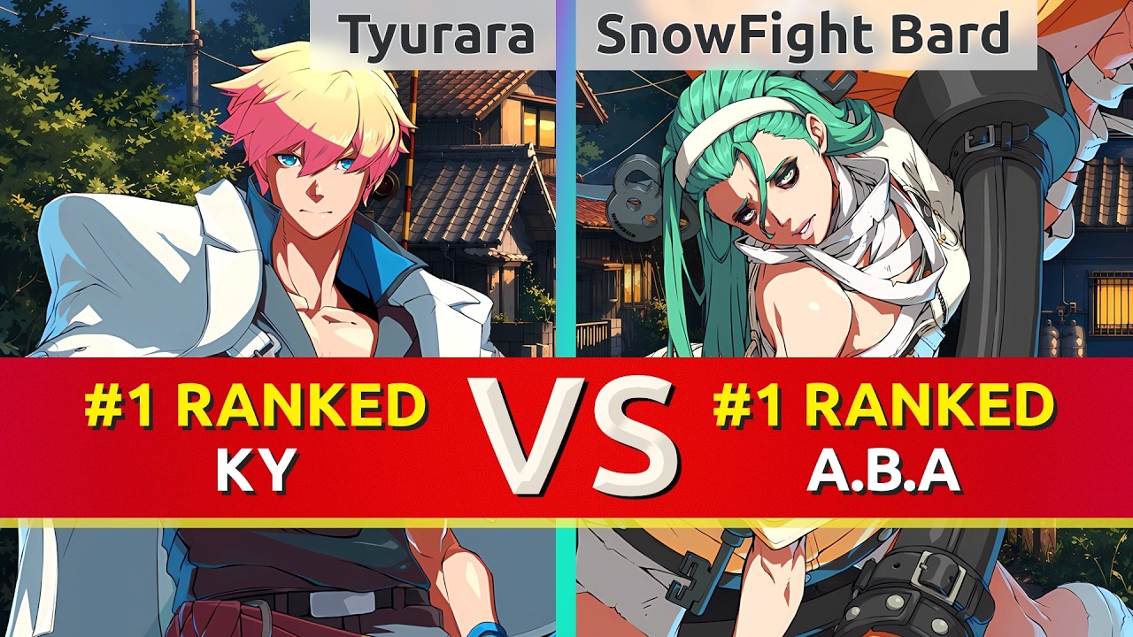GGST ▰ Tyurara (#1 Ranked Ky) vs SnowFight Bard (#1 Ranked A.B.A). High Level Gameplay