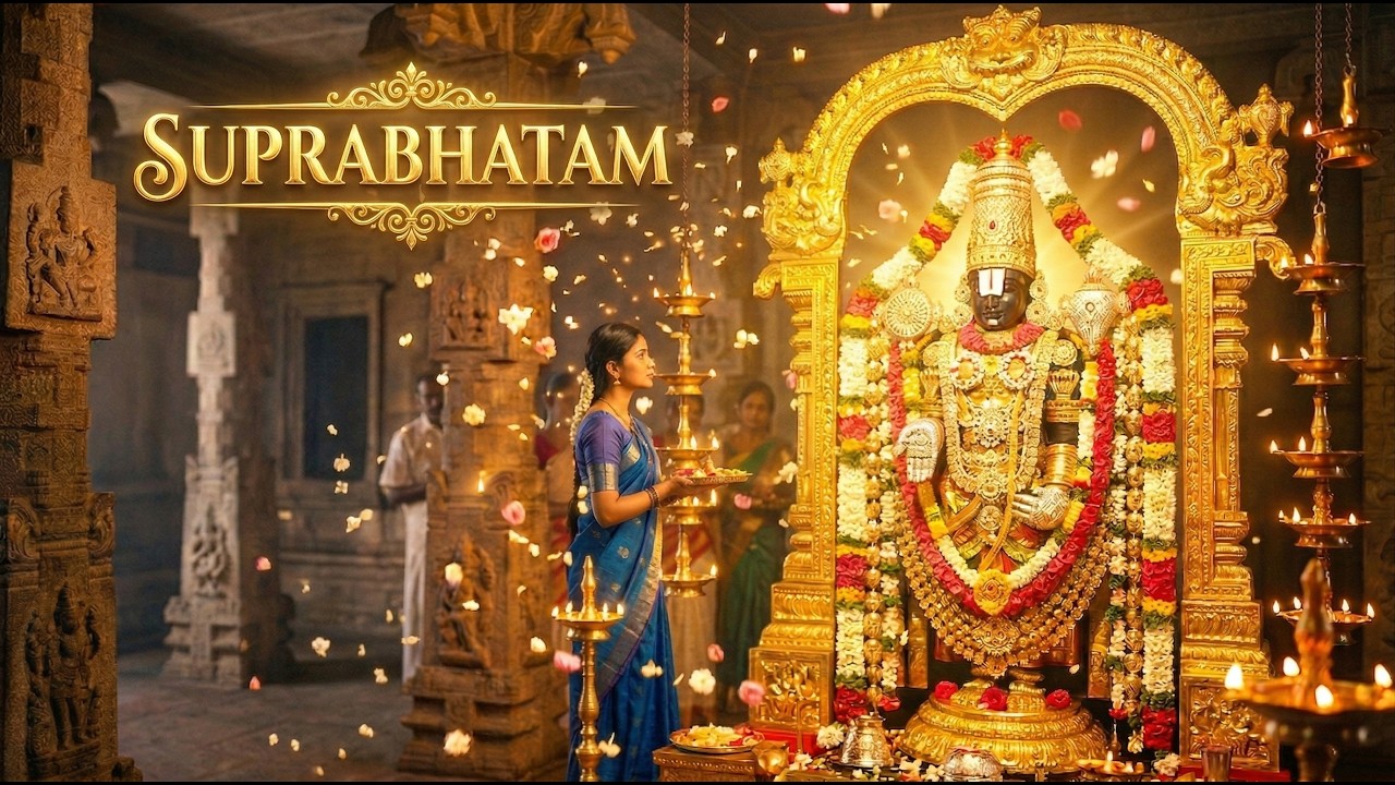 Venkateswara Suprabhatam | Suprabhatam With Lyrics | Tirumala Suprabhatam