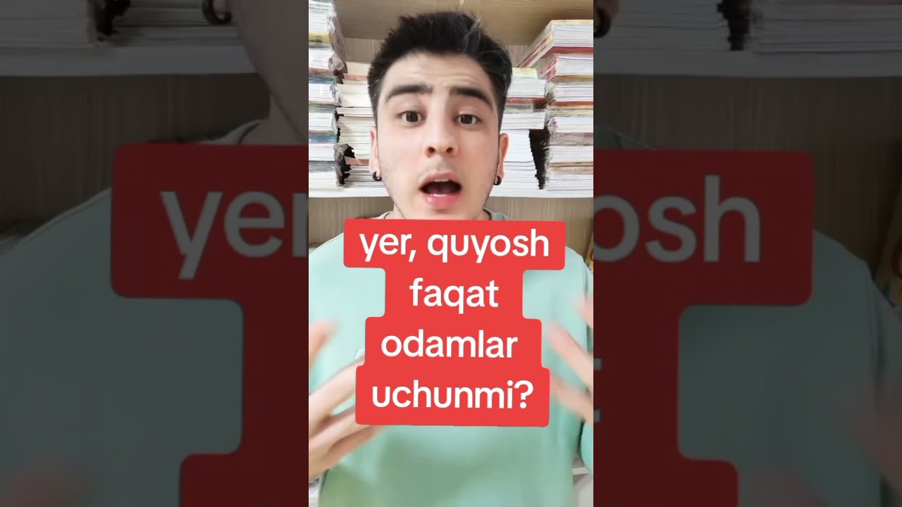 земля и солнце только для мусилманинам создано, это так? #todd #motivation #skeptic #uzbekistan