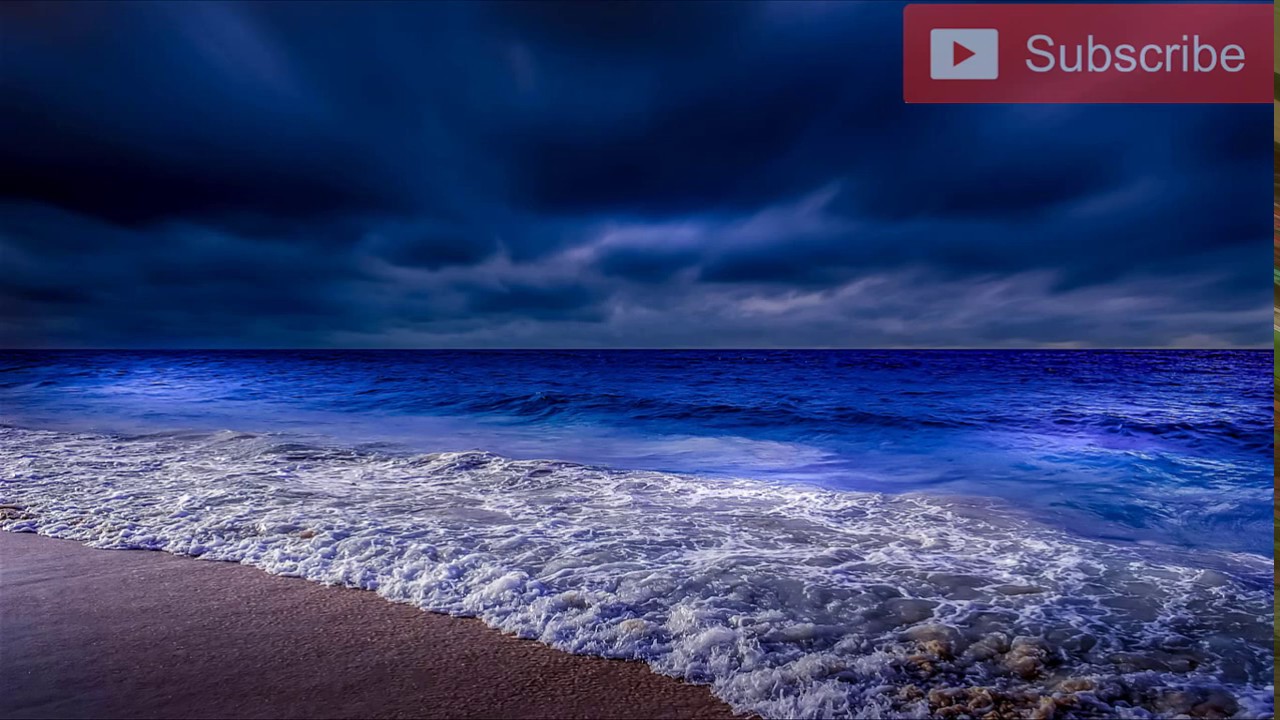Gece Sahil Sesi 2 Saat, Dalga Sesleri Relaxing Mode - Sleeping Music