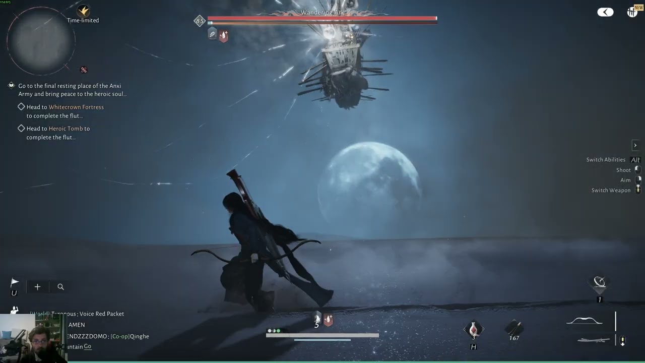 Where Winds Meet - Wandering Ark World Boss In Hexi