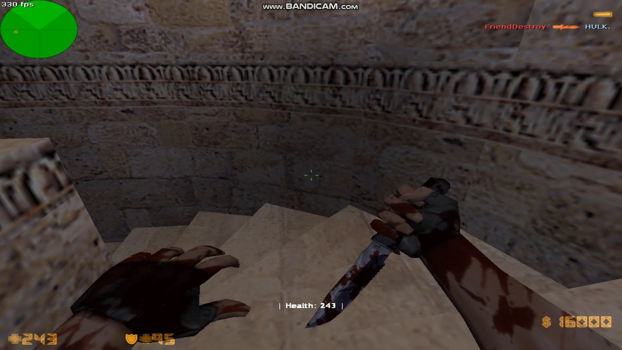 GOD LEVEL GAMEPLAY | Perfect Strafe | Cs 1.6 GamePlay Furien Server|