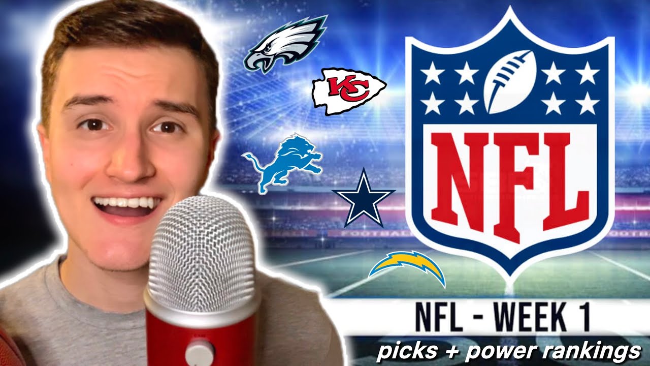ASMR | Whispering all about The NFL 🏈 (Week 1 Predictions, Power Rankings, etc.)