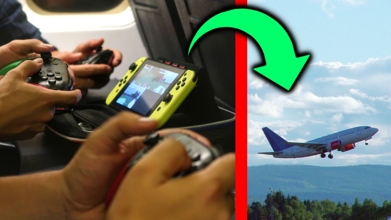 juego con la NINTENDO SWITCH viajando en un AVIÓN 😐✈️