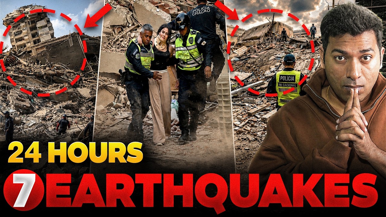 🚨7 MAJOR Earthquakes in 24 Hours! 🛑 The SHOCKING Truth Behind Venezuela Tragedy | Tsunami | VR Raja