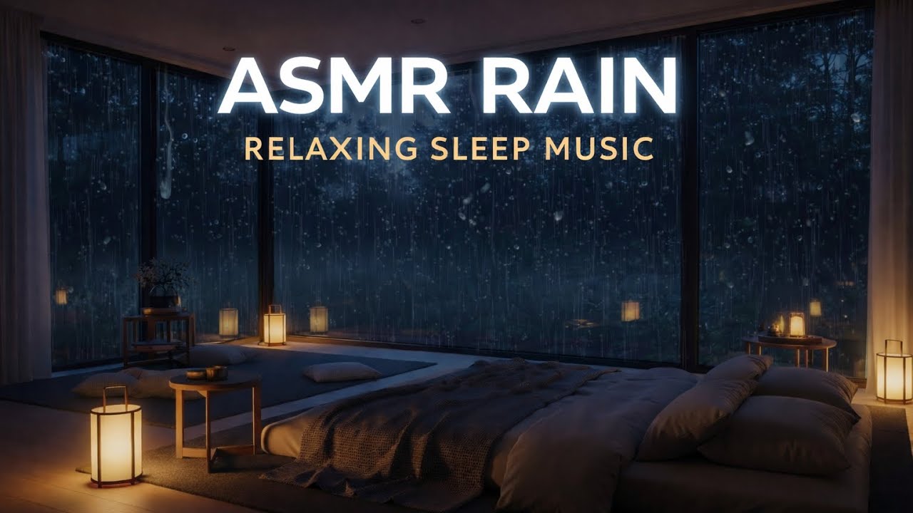 Heavy Rain ASMR Sleep Sounds | Relaxing Music for Stress Relief & Insomnia
