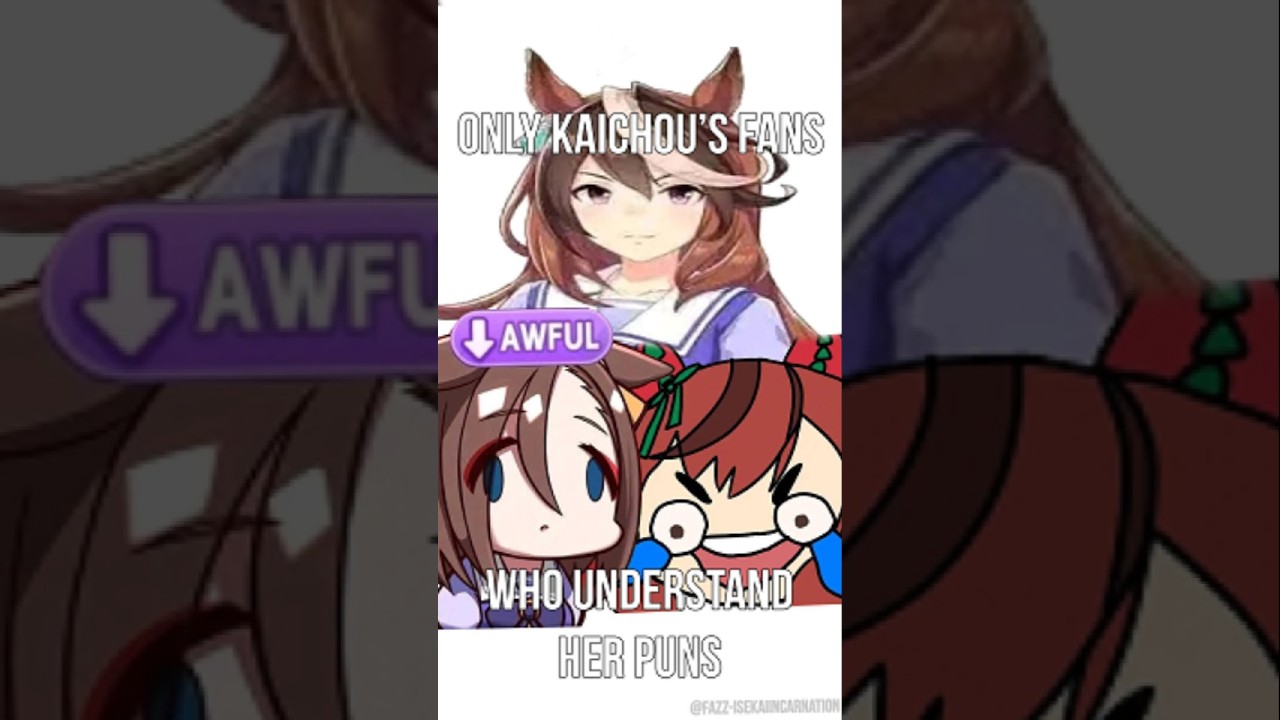 Only Kaichou's fans understand her puns... #umamusume