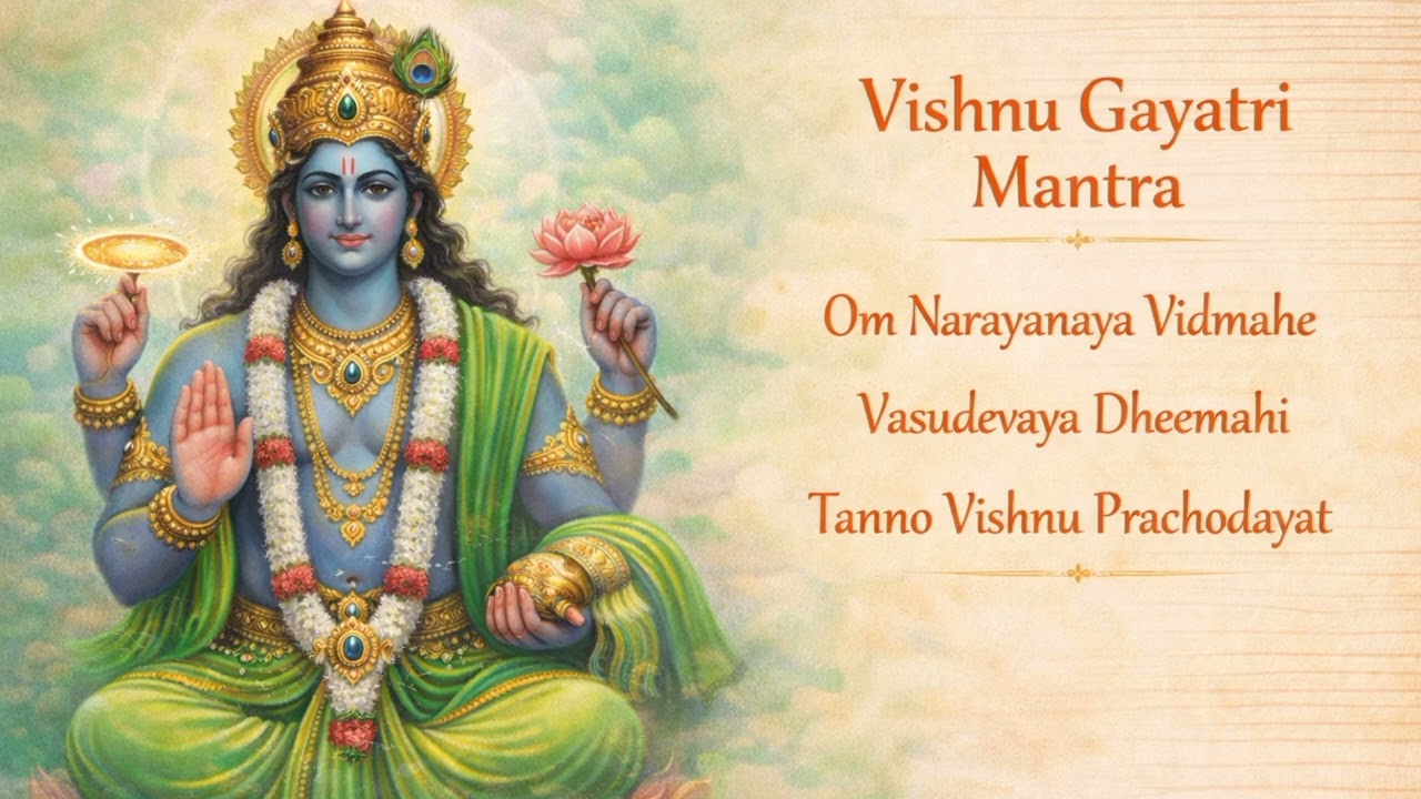 Vishnu Gayathri mantra 51 times 