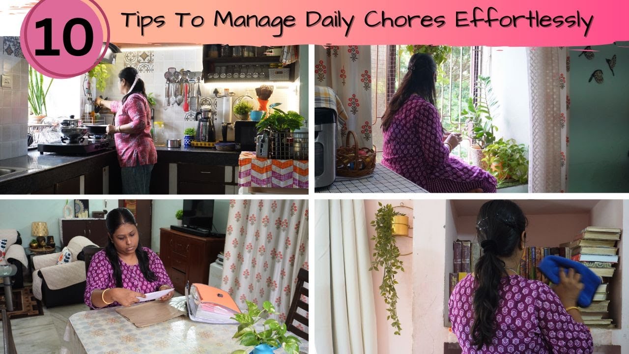 10 Smart Habits For a Stress-free Homemaking | How To Manage Daily Chores Effortlessly | Home Hacks